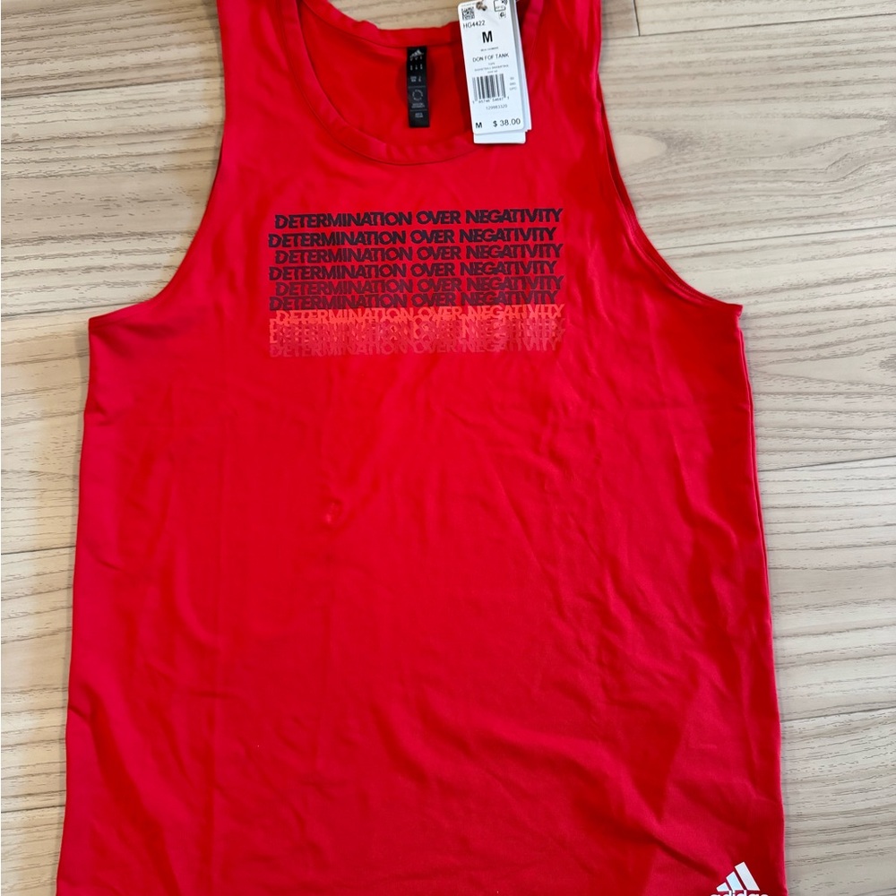 Adidas Red Men's Tank Top